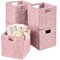 Best Choice Products 10.5x10.5in Hyacinth Storage Baskets, Set of 5 Multipurpose Collapsible Organizers